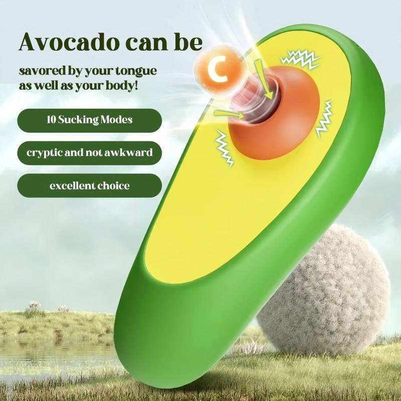 Avocado Clitoral Sucker - Fruit Shaped Suction Toy