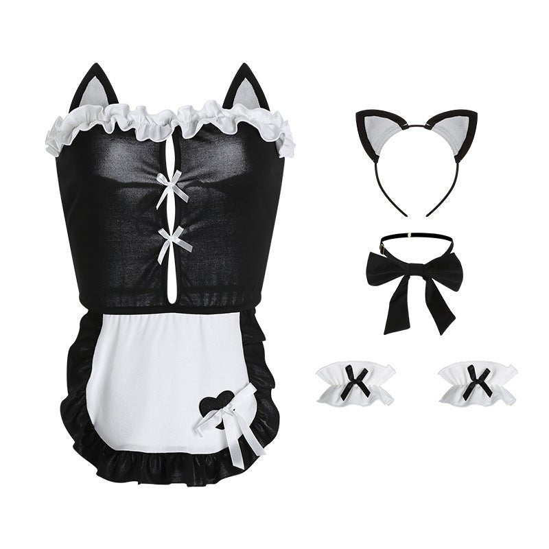 Backless Ruffled Maid Costume - Sexy French Maid Outfit