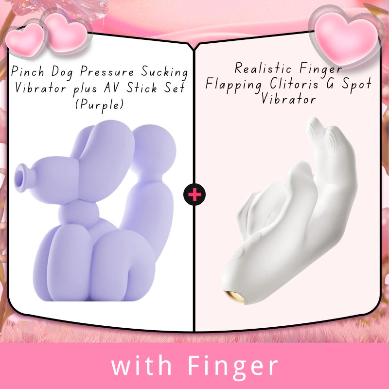 Balloon Dog Pressure Suction Vibe - Clit Suction Vibrator