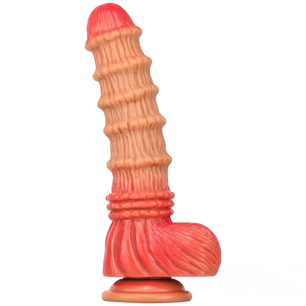 Bamboo Texture Fantasy Dildo - Liquid Silicone Fantasy Dildo