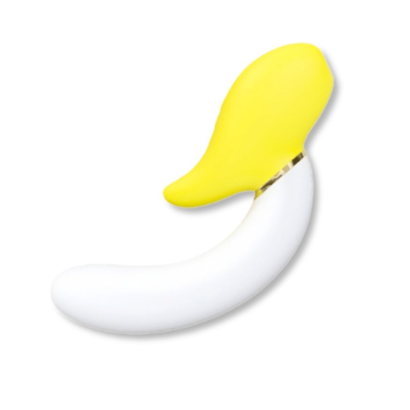Banana Dual Stim Rabbit Vibrator - G-Spot Rabbit Vibrator