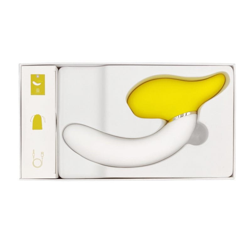 Banana Dual Stim Rabbit Vibrator - G-Spot Rabbit Vibrator