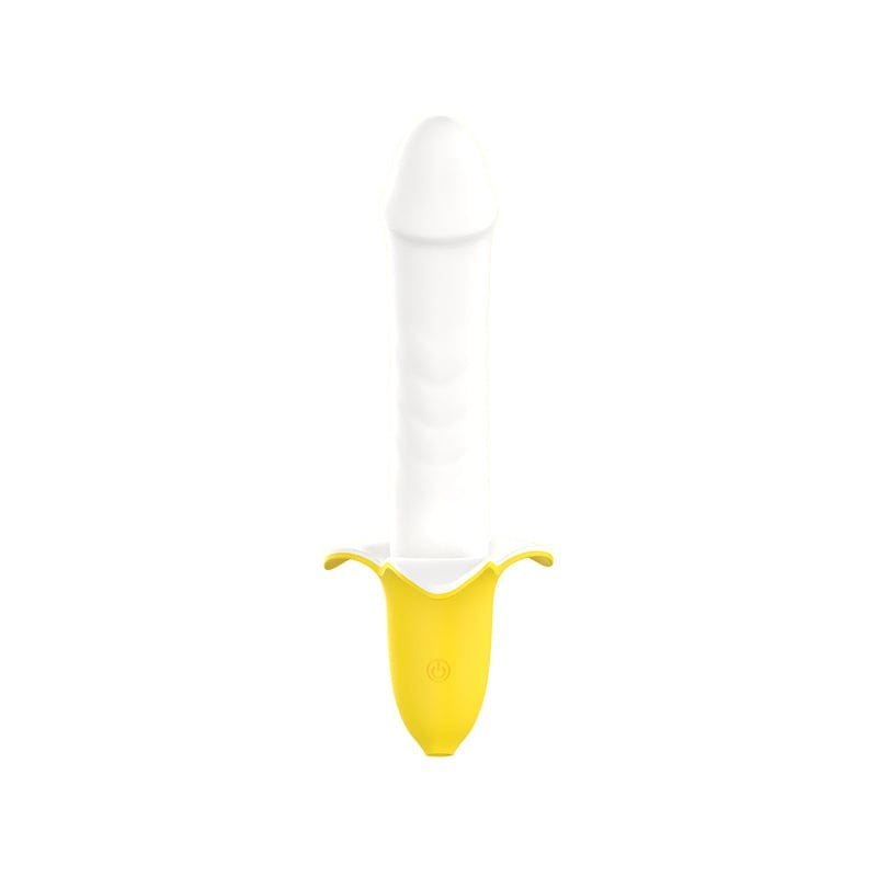 Banana Fantasy Vibrator - 8-Mode Novelty Dildo