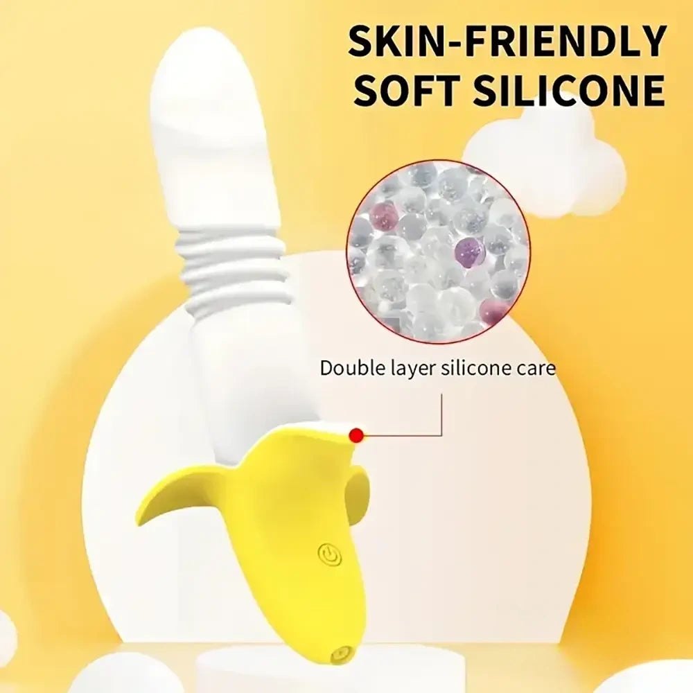 Banana Shape Novelty Dildo - Silicone Fantasy Dildo
