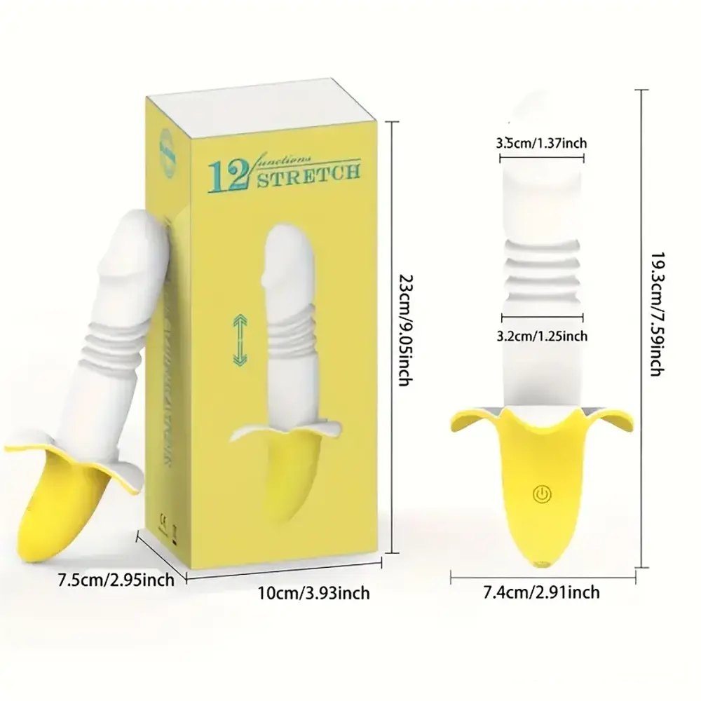 Banana Shape Novelty Dildo - Silicone Fantasy Dildo