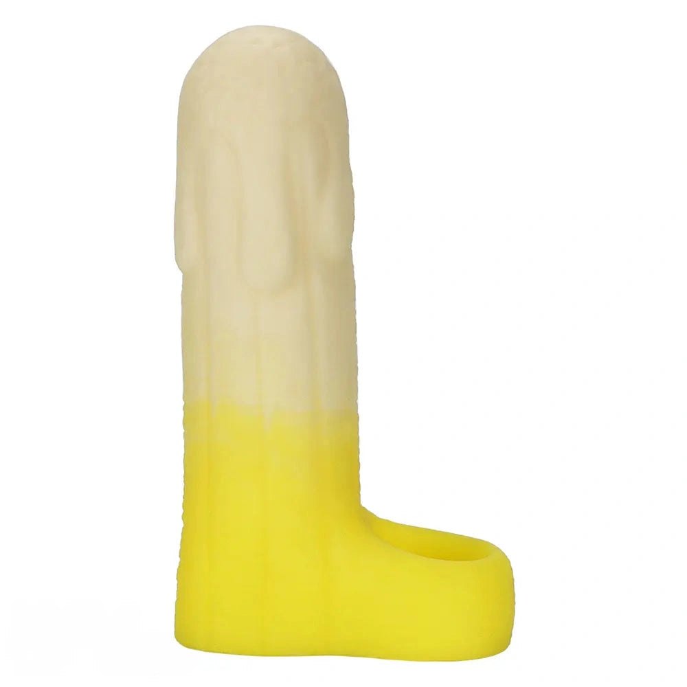 Banana Shaped Hollow Sleeve - Fantasy Novelty Dildo Sleeve