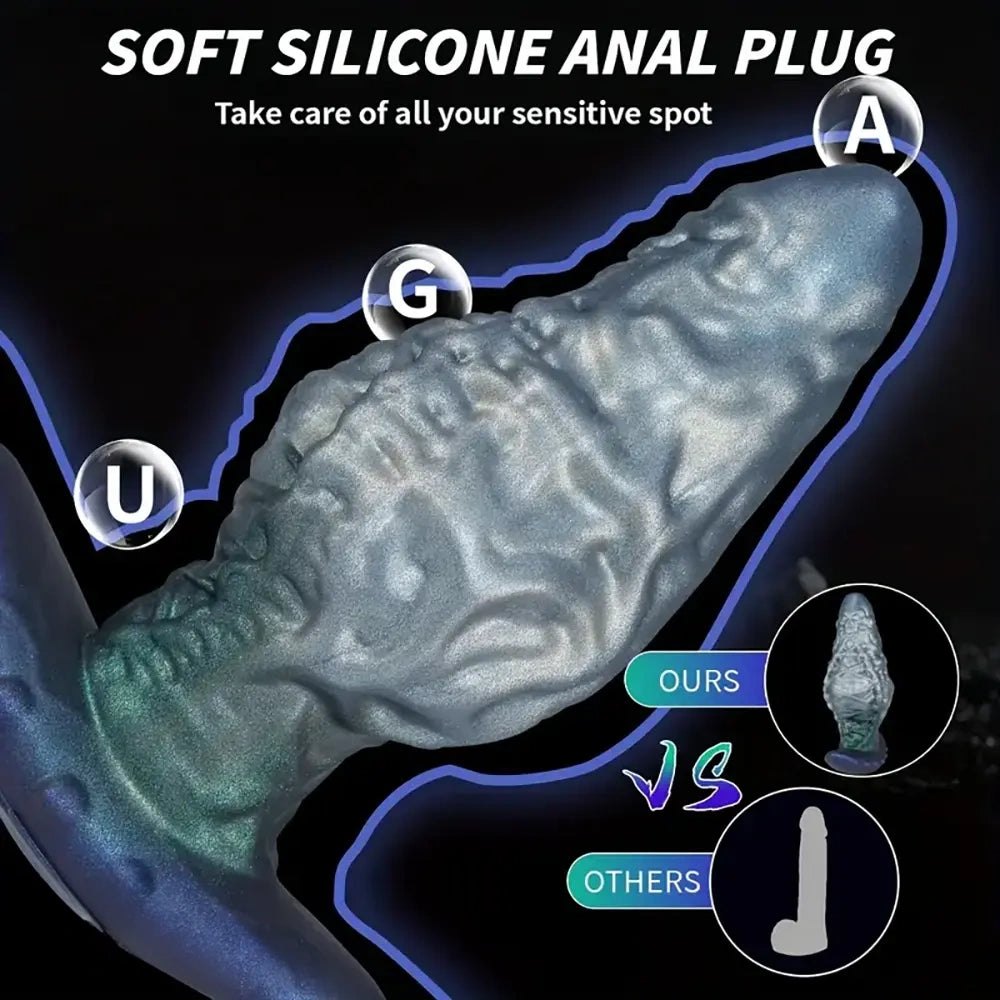 Bandage Skull Wearable Anal Dildo - Big Dildo