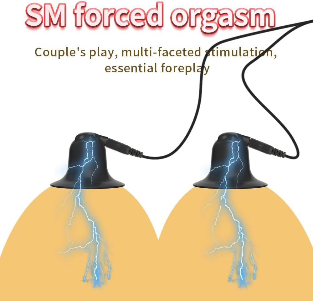 Battery Suction Nipple Shock Clamps - Nipple Clamp Toys