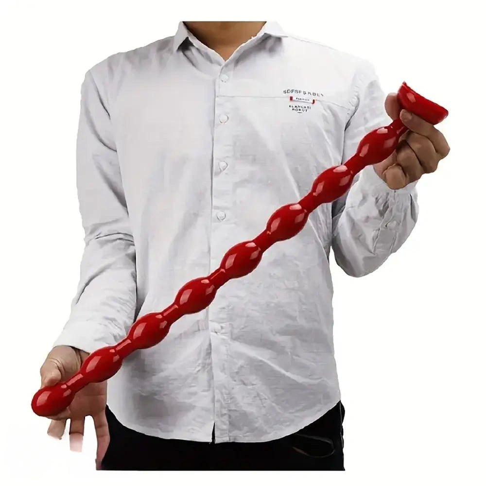 Beaded Anal Chain Dildo - Long Anal Beads Dildo