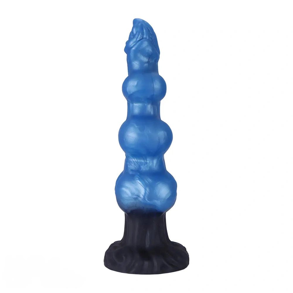 Beaded Knot Animal Dildo - Silicone Fantasy Knot Dildo