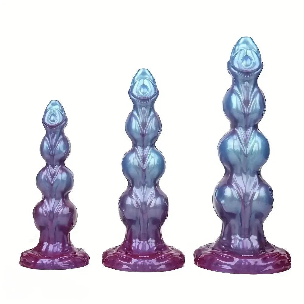 Beaded Monster Knot Dildo - Fantasy Anal Knot Dildo