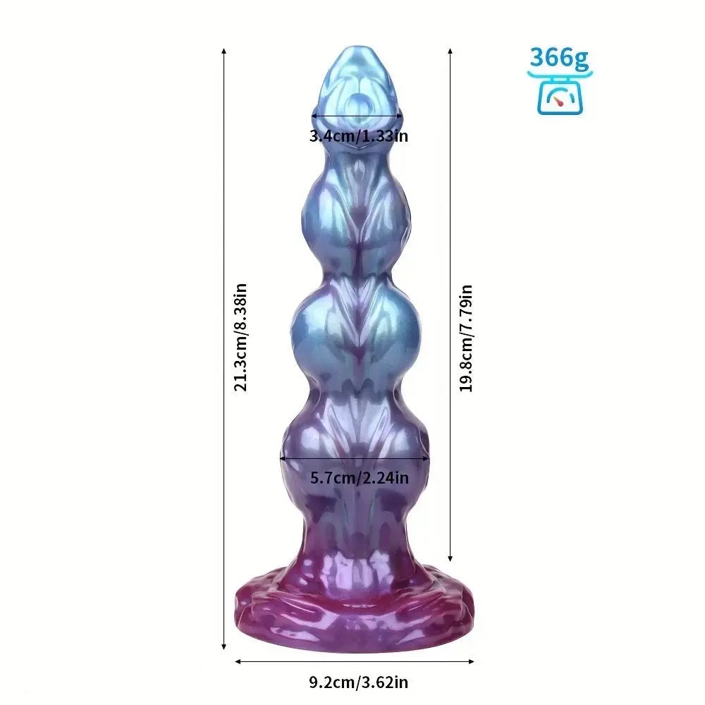 Beaded Monster Knot Dildo - Fantasy Anal Knot Dildo