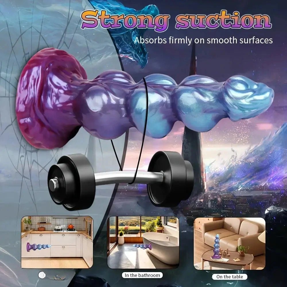 Beaded Monster Knot Dildo - Fantasy Anal Knot Dildo
