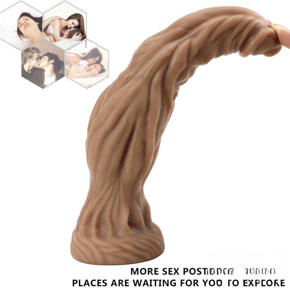 Bearded Fantasy Dildo 11 In - Silicone Fantasy Dildo