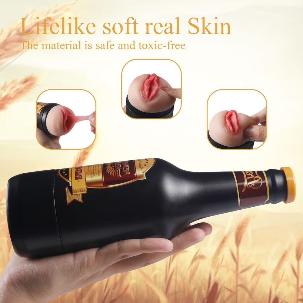 Beer Bottle Style Masturbation Cup - Male Masturbator