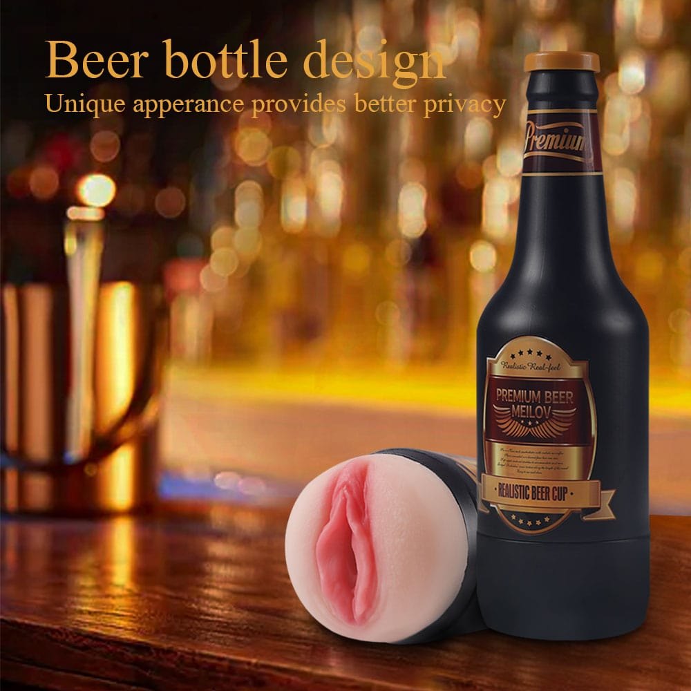 Beer Bottle Style Masturbation Cup - Male Masturbator