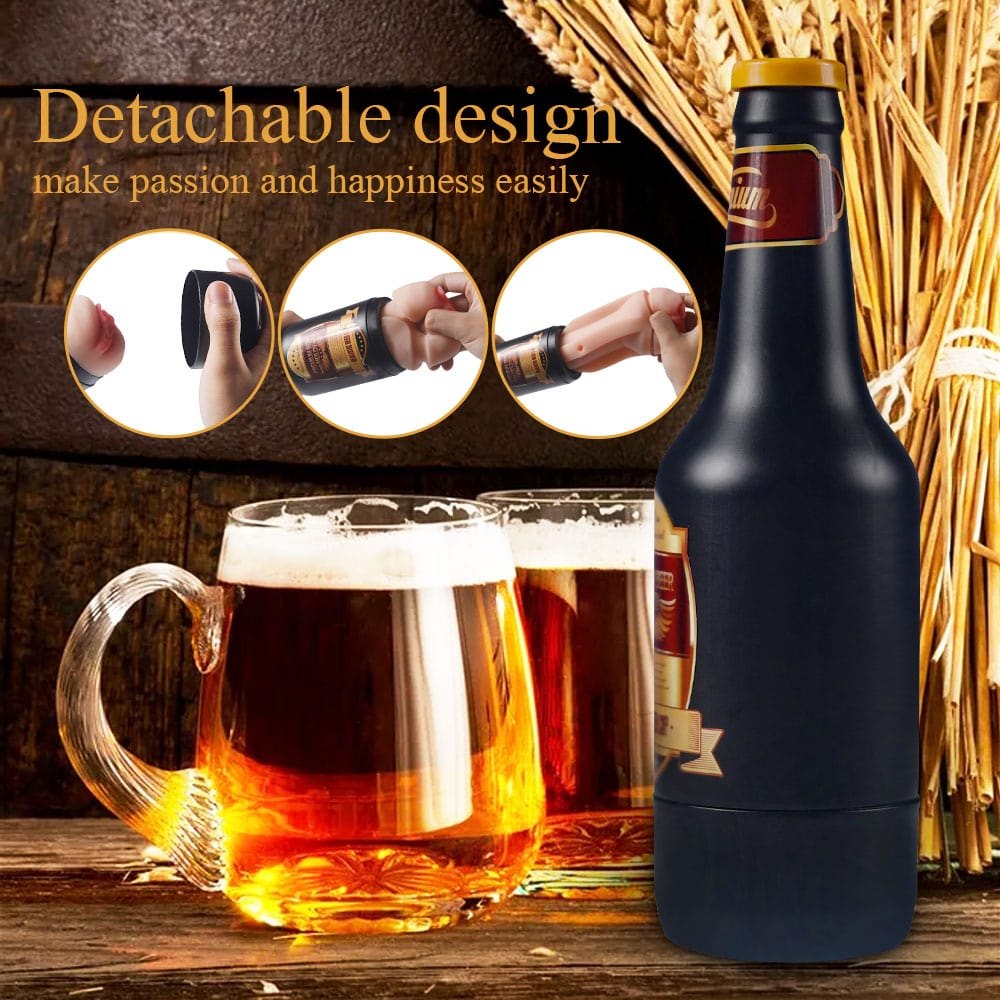 Beer Bottle Style Masturbation Cup - Male Masturbator