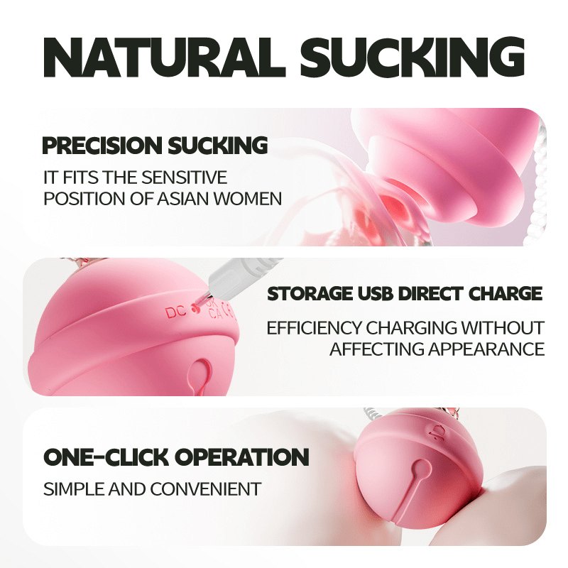 Bell Necklace Suction Bullet Vibe - Vibrating Egg Necklace