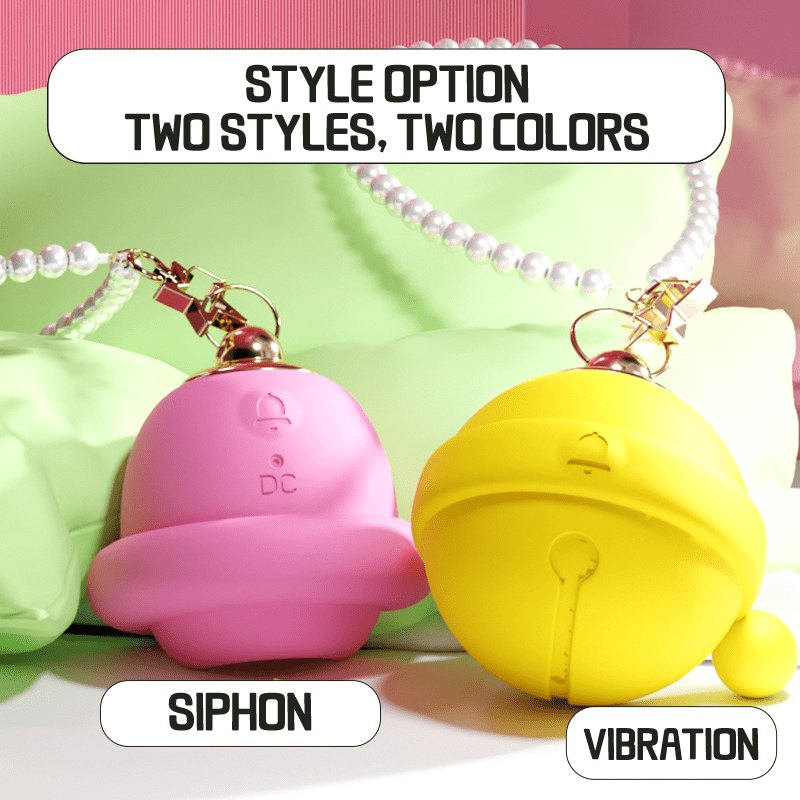 Bell Necklace Suction Bullet Vibe - Vibrating Egg Necklace