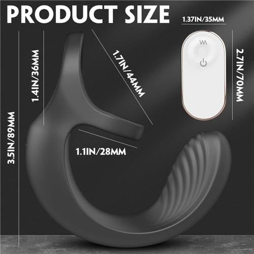 Bendable Prostate Massager Ring - Remote Control P-Spot Toy
