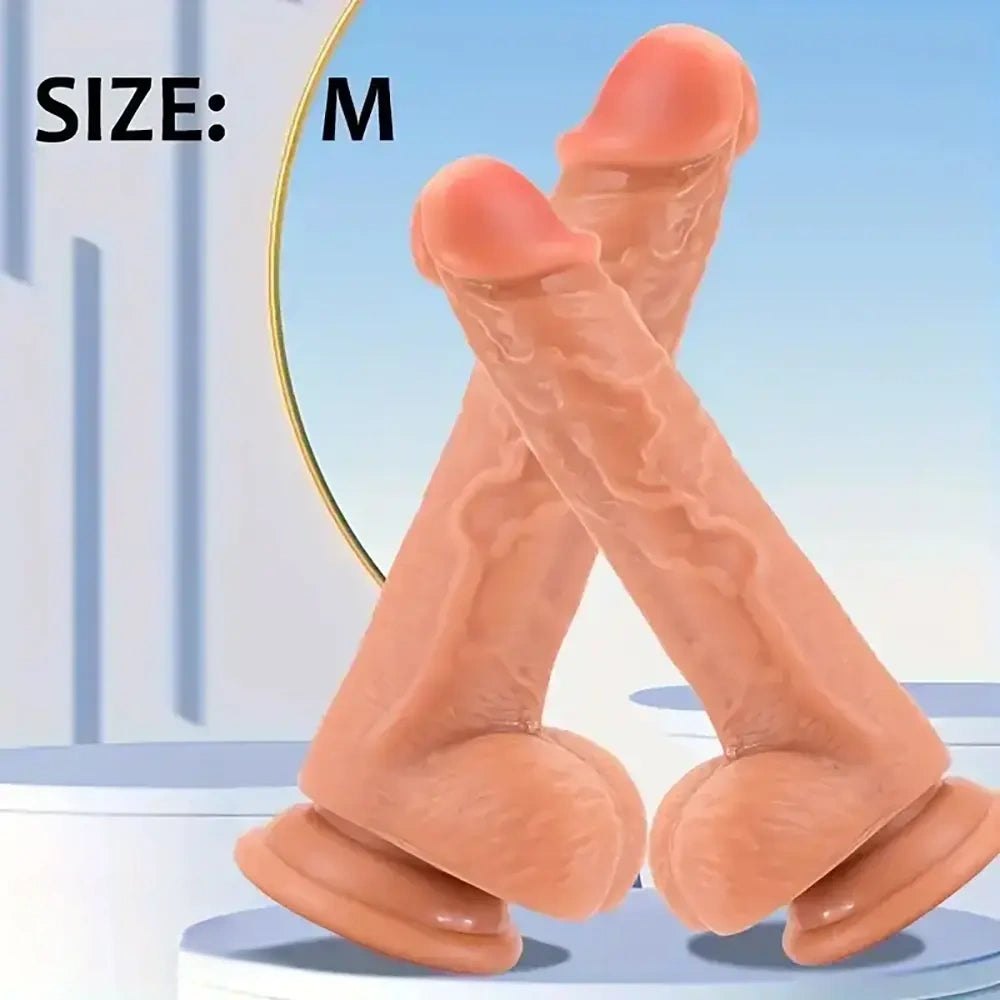 Bendable Realistic Dildo 7.69 in - PVC G-Spot Dildo