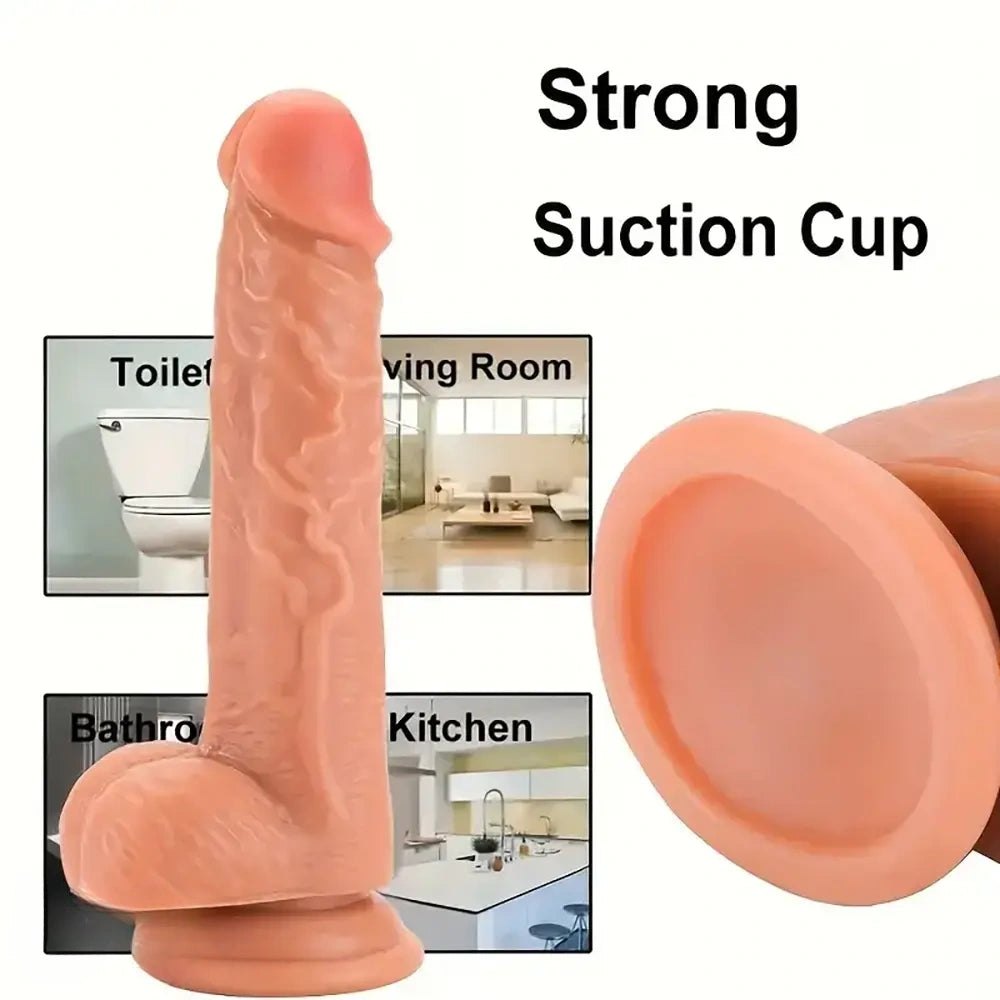 Bendable Realistic Dildo 7.69 in - PVC G-Spot Dildo