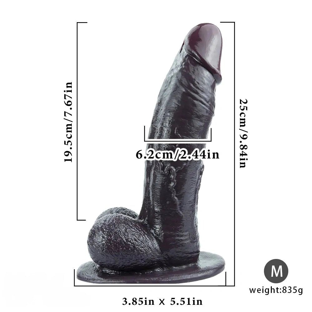 Bendable Silicone Cock Dildo - Suction Cup Dildo