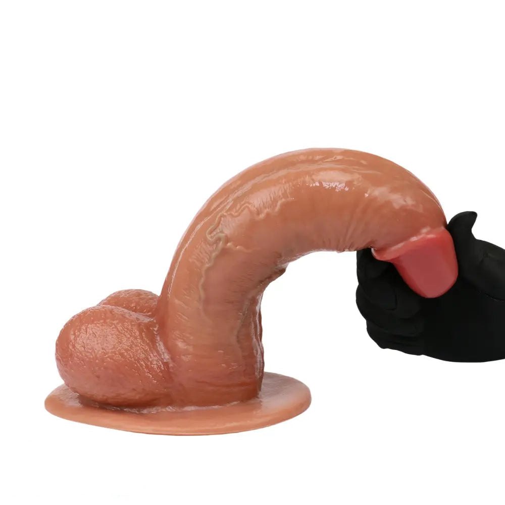 Bendable Silicone Cock Dildo - Suction Cup Dildo