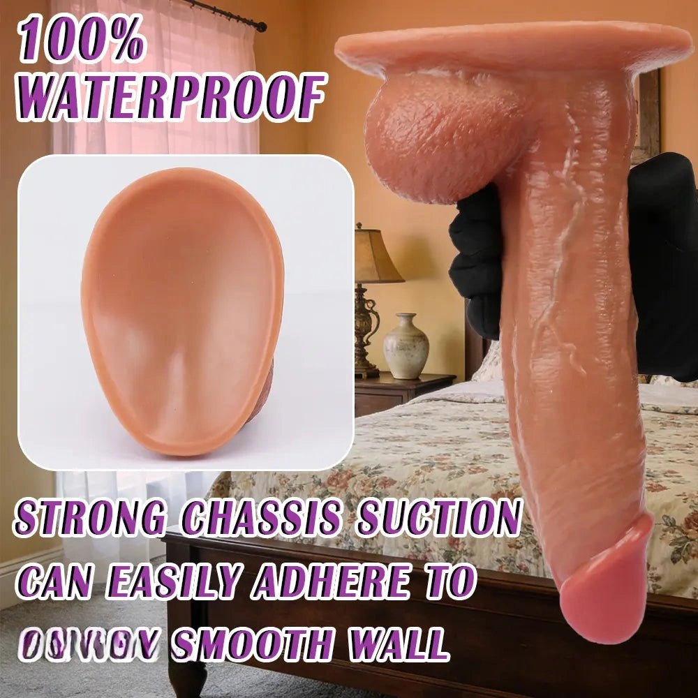 Bendable Silicone Cock Dildo - Suction Cup Dildo