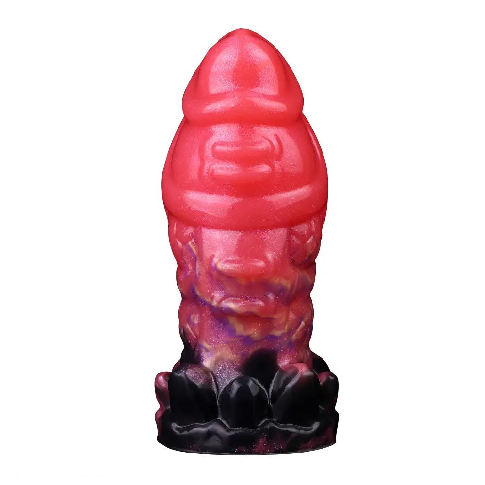 Berry Textured Fantasy Dildo - Fantasy Silicone Dildo