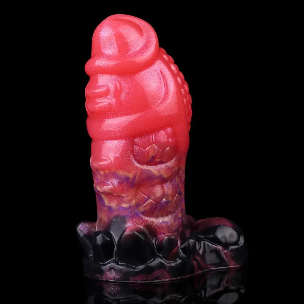 Berry Textured Fantasy Dildo - Fantasy Silicone Dildo