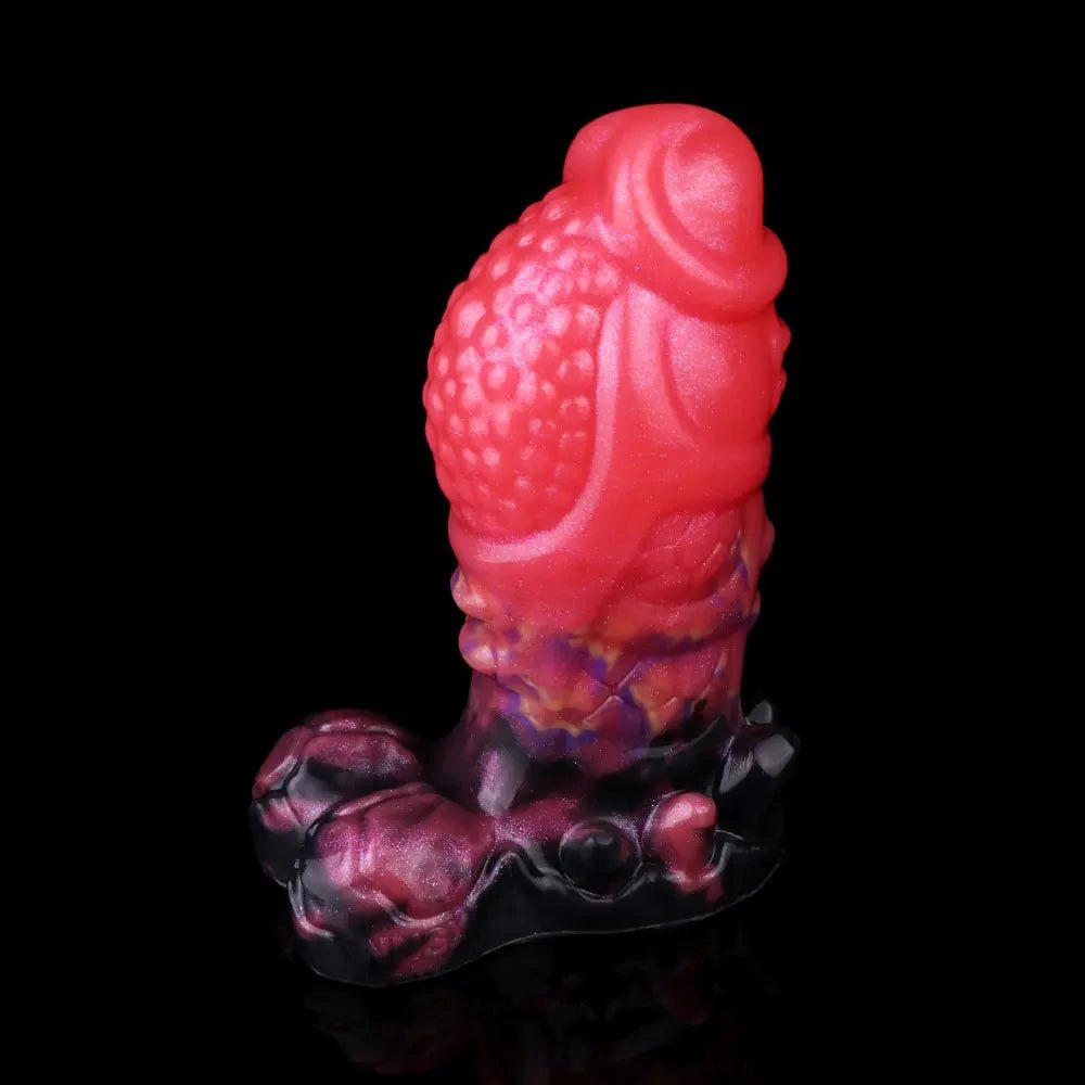 Berry Textured Fantasy Dildo - Fantasy Silicone Dildo