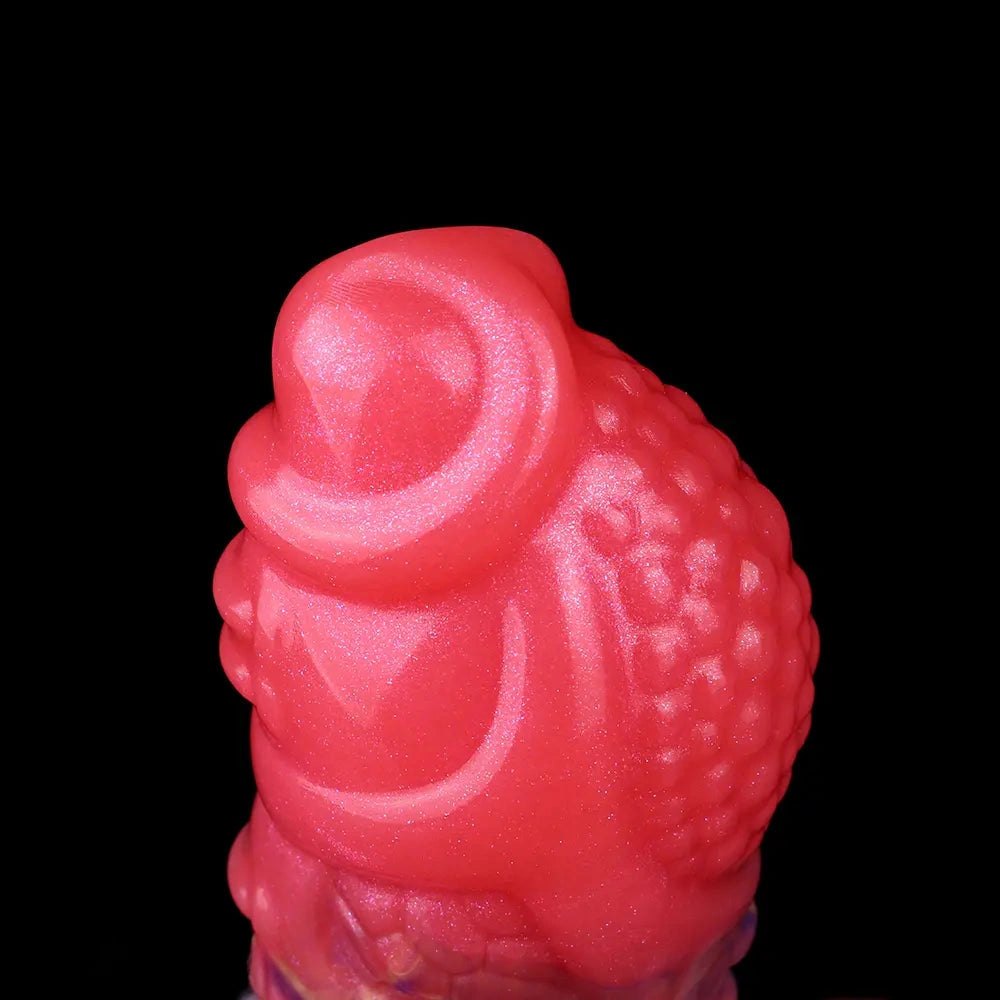 Berry Textured Fantasy Dildo - Fantasy Silicone Dildo