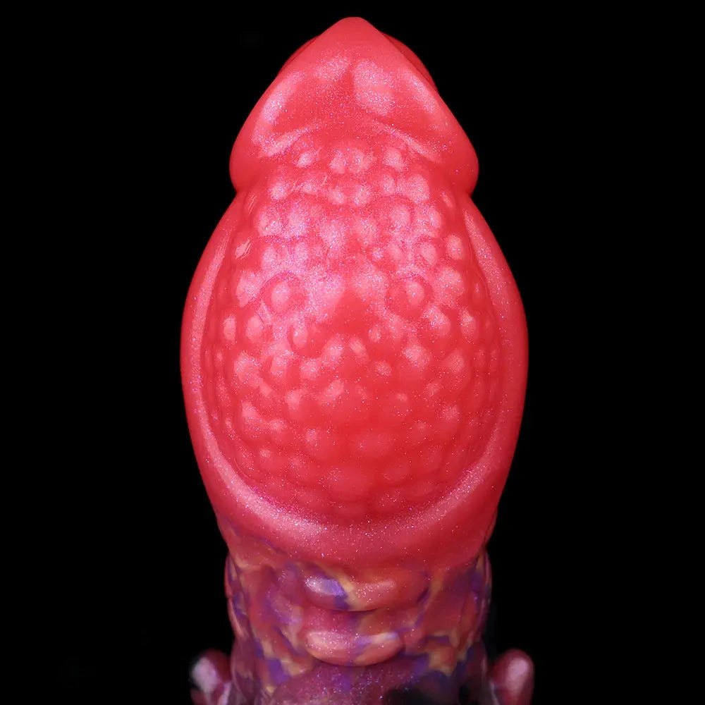 Berry Textured Fantasy Dildo - Fantasy Silicone Dildo