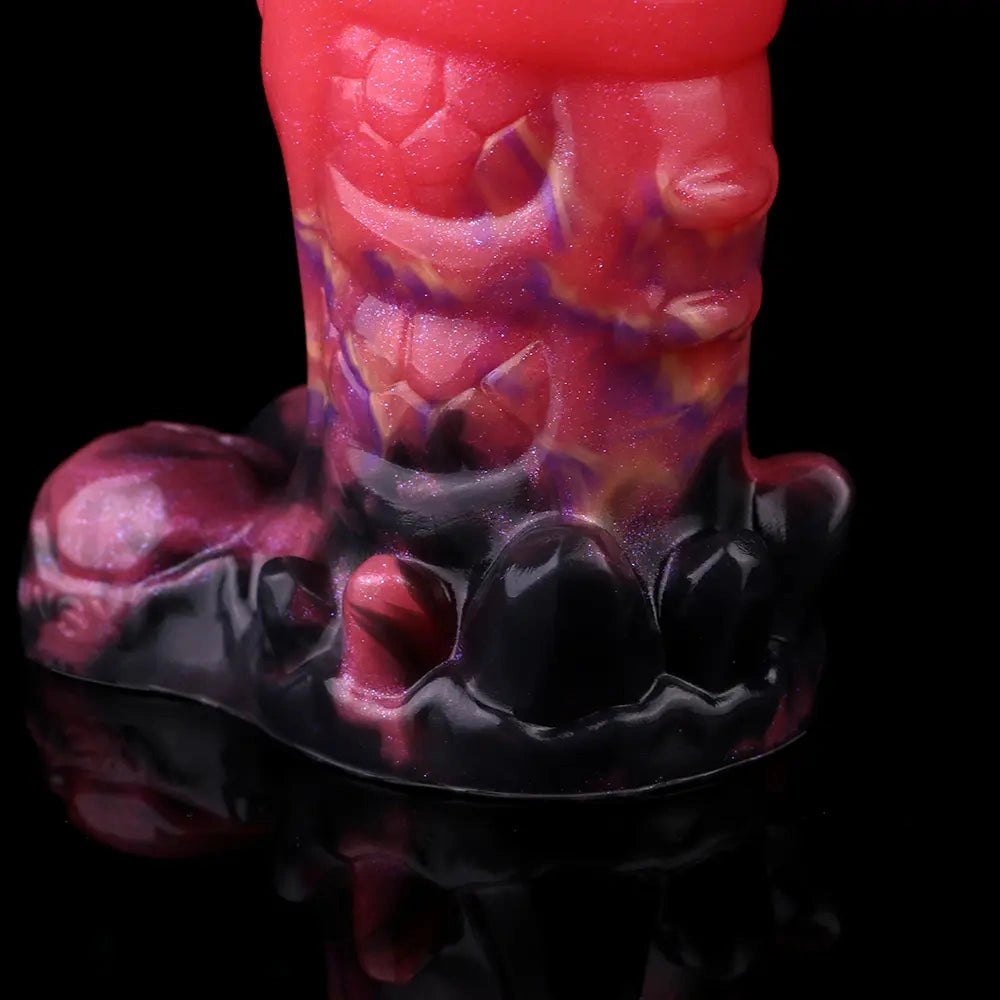 Berry Textured Fantasy Dildo - Fantasy Silicone Dildo