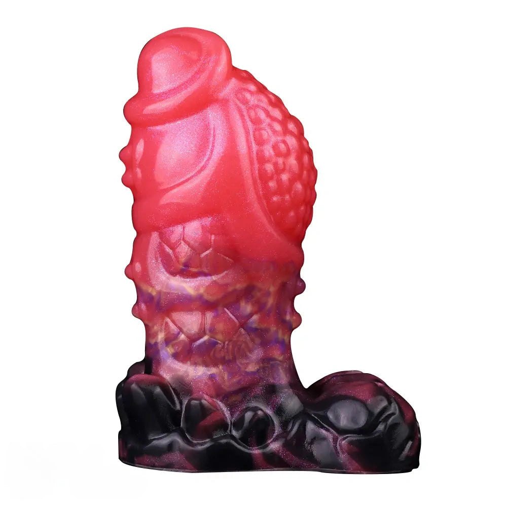 Berry Textured Fantasy Dildo - Fantasy Silicone Dildo