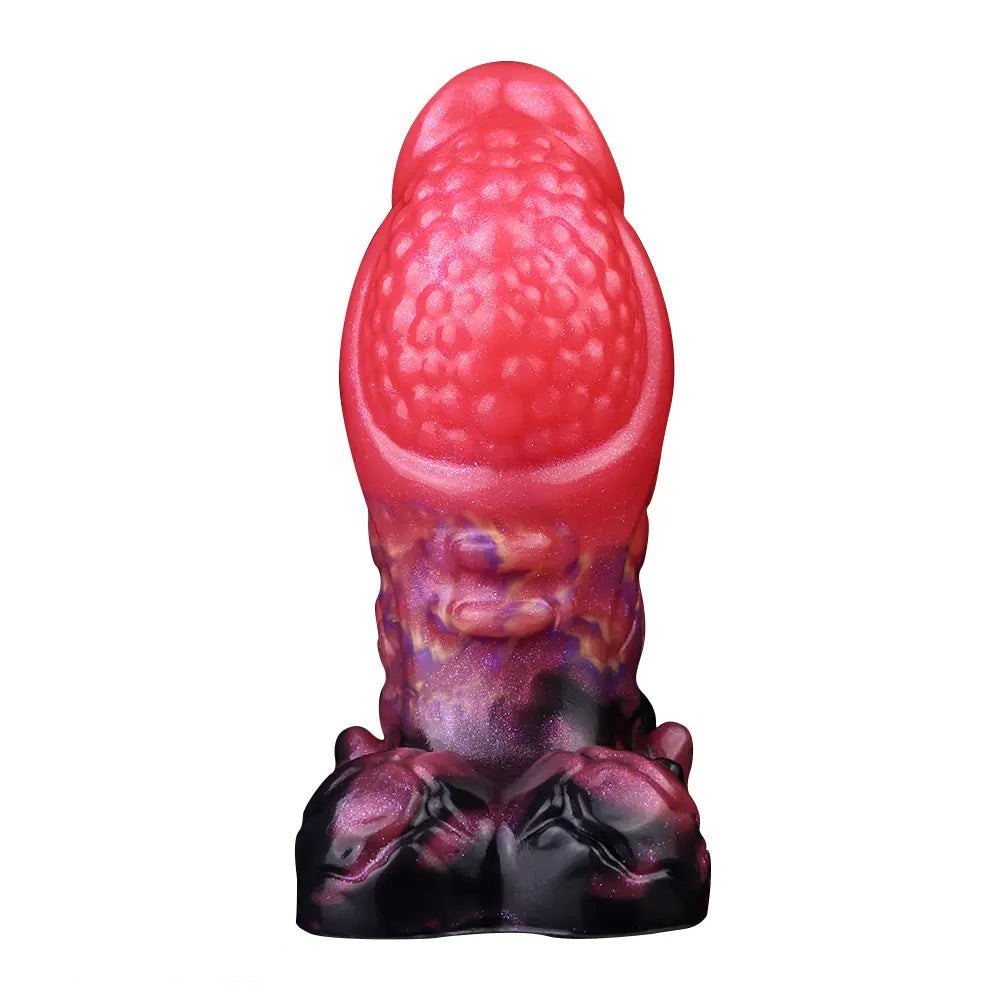 Berry Textured Fantasy Dildo - Fantasy Silicone Dildo