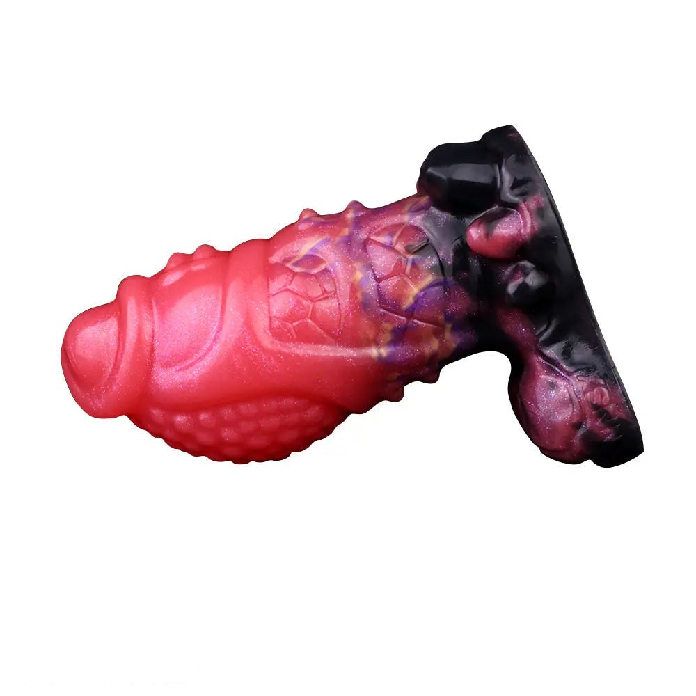 Berry Textured Fantasy Dildo - Fantasy Silicone Dildo