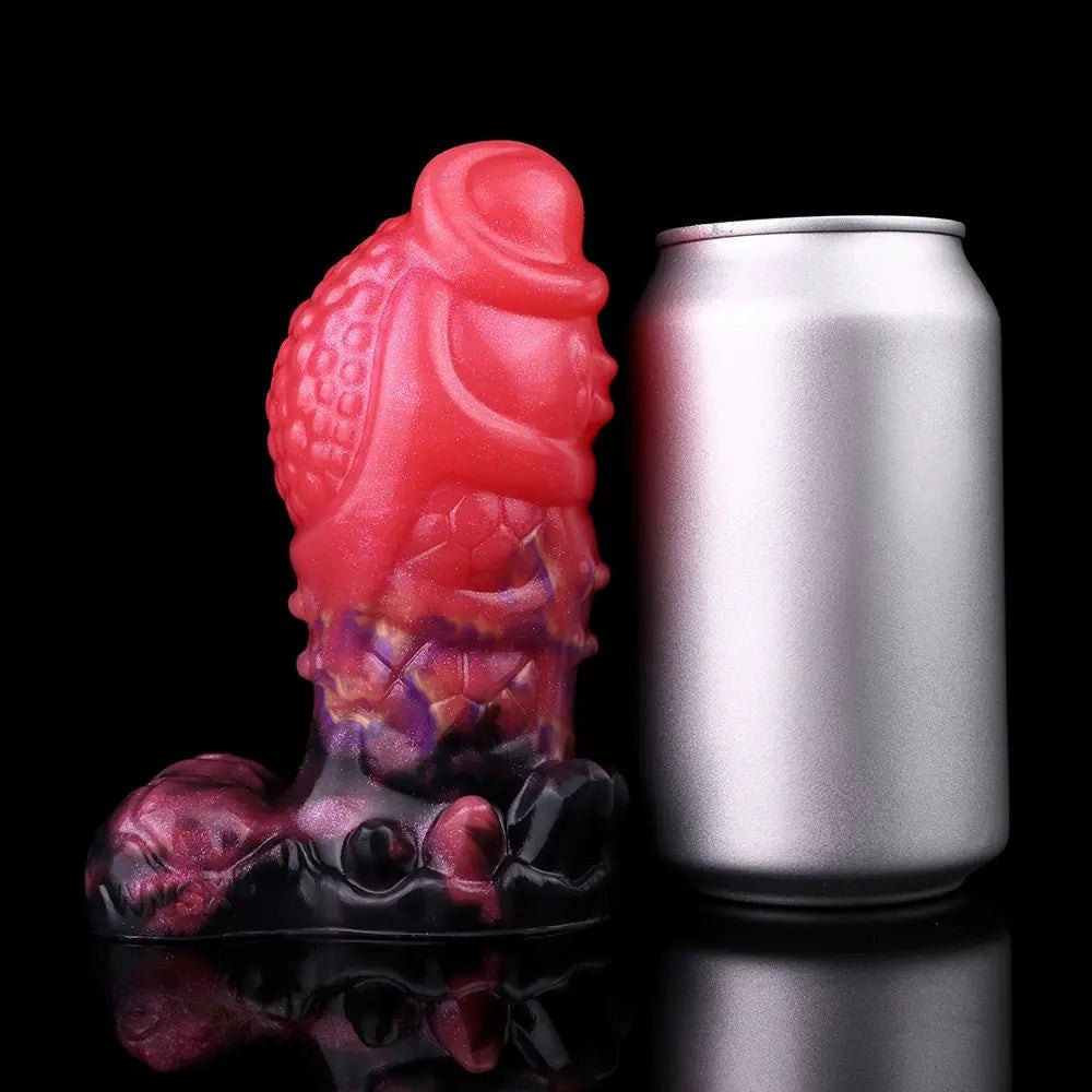 Berry Textured Fantasy Dildo - Fantasy Silicone Dildo