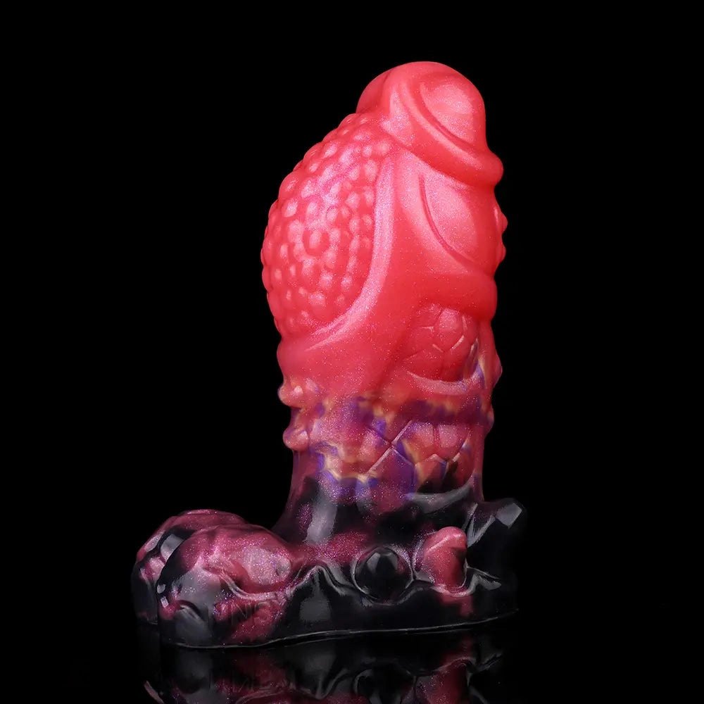 Berry Textured Fantasy Dildo - Fantasy Silicone Dildo