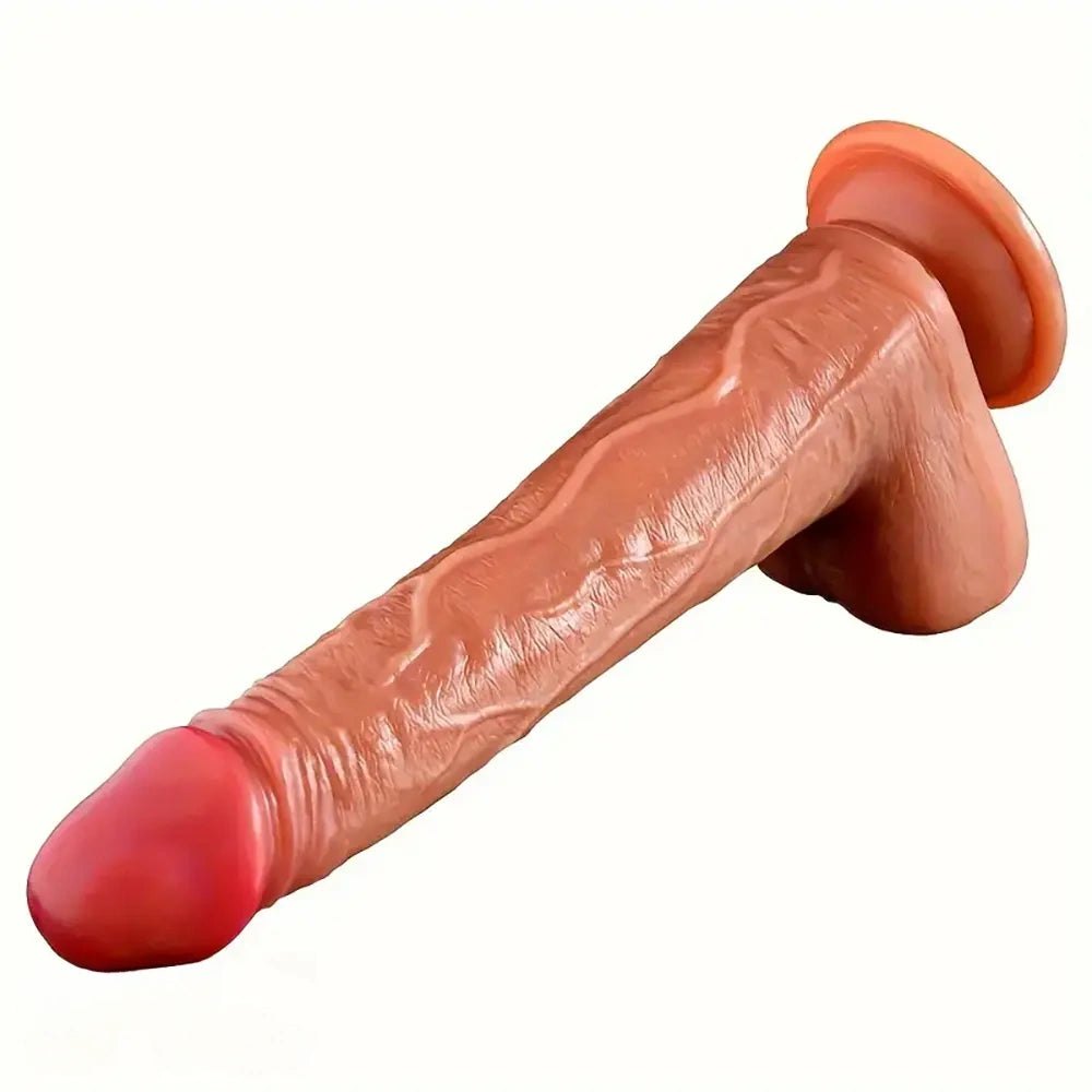 Big Anal Realistic Dildo 8.46 in - Silicone Sex Toy