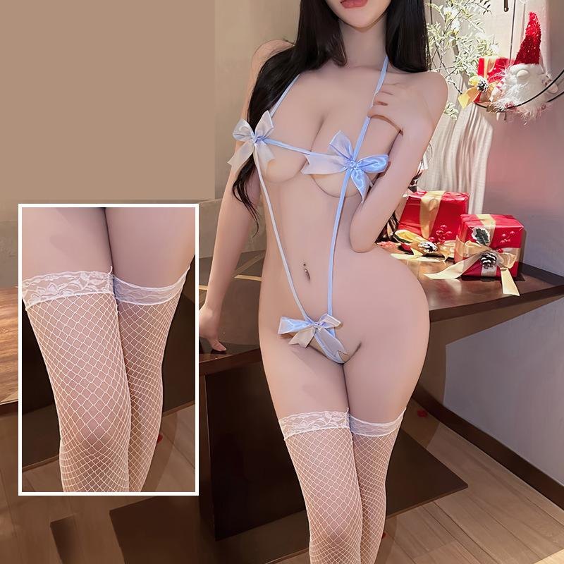 Big Bow Banded Bra Set - Lingerie Set for Women