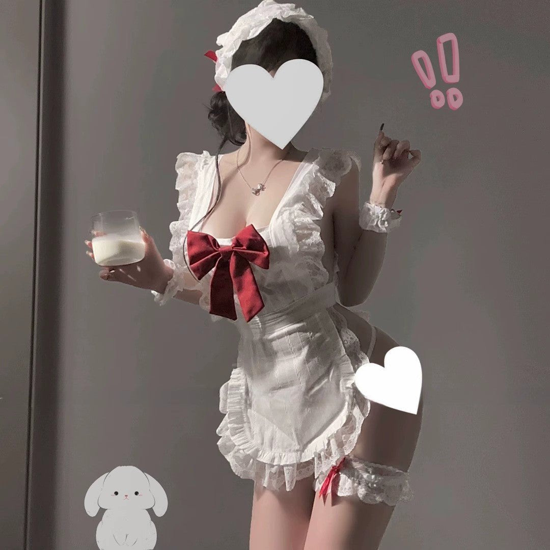 Big Bow Maid Cosplay Suit - Maid Roleplay Costume