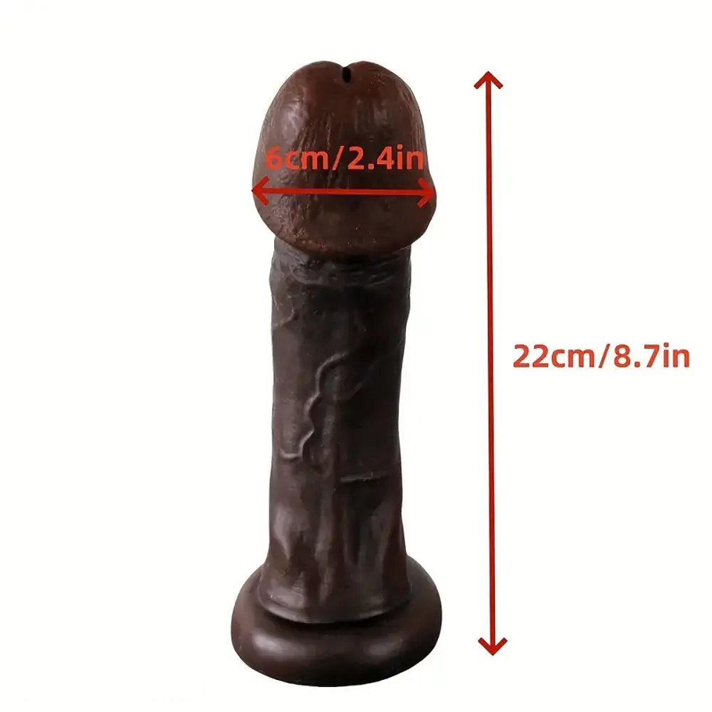 Big Head Mushroom Dildo 8.7 in - PVC G-Spot Toy