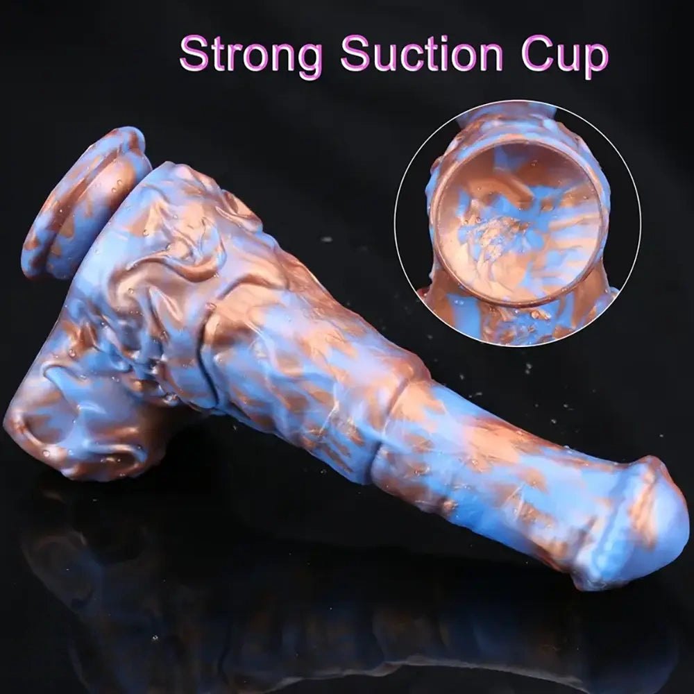 Big Horse-Style Animal Dildo - Marbled Animal Dildo