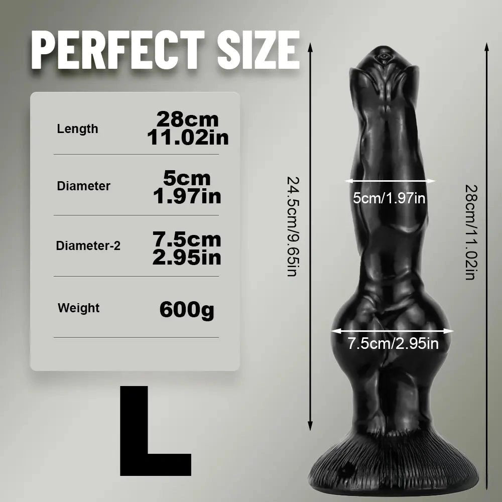Big Knotted Animal Dildo - Realistic Dog Knot Dildo