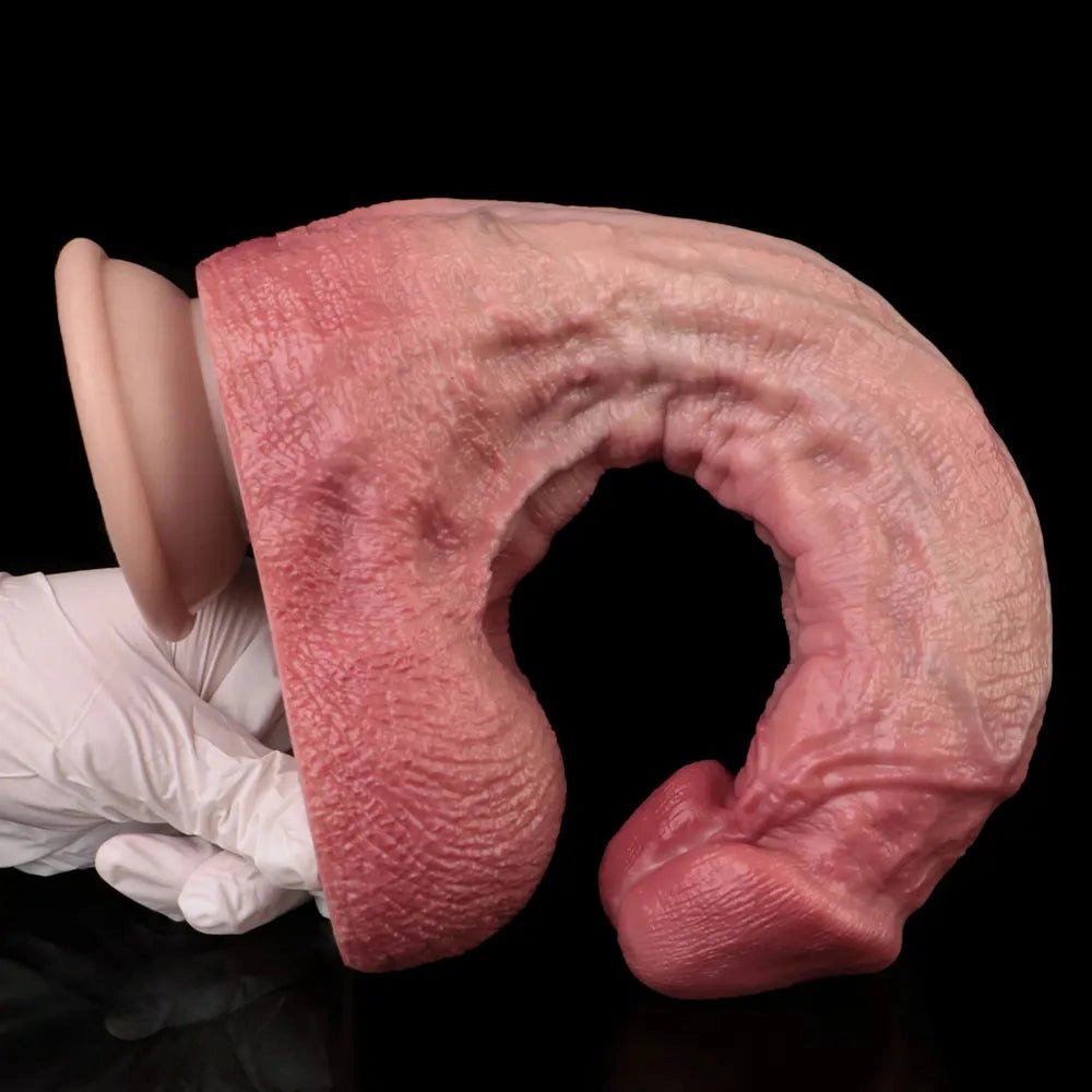 Big Lifelike Liquid Silicone Dildo - Suction Cup Dildo