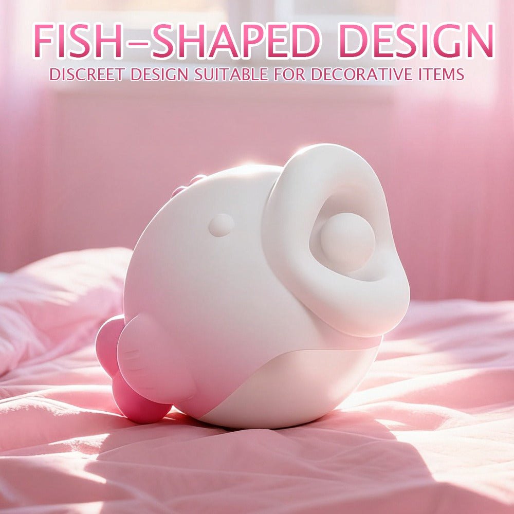 Big Mouth Fish Clit Stimulator - Clamping Rotation Vibrator