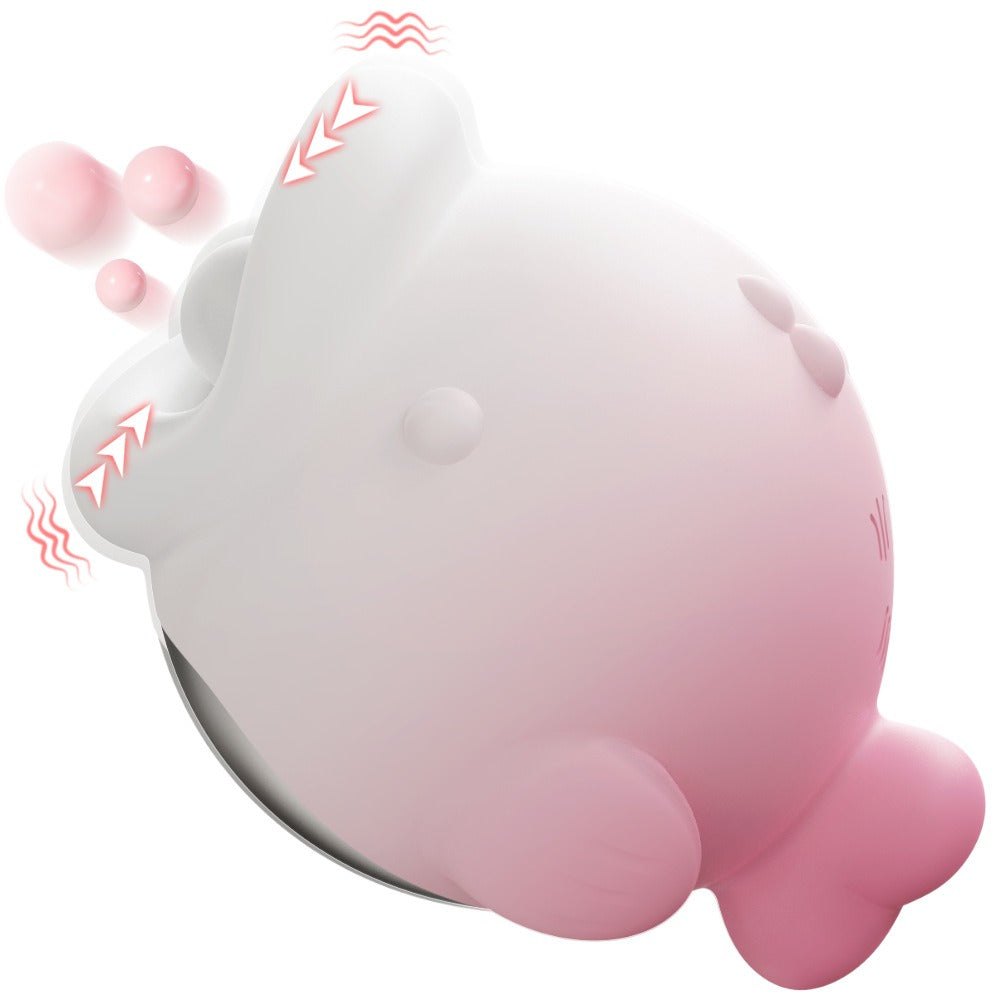 Big Mouth Fish Clit Stimulator - Clamping Rotation Vibrator