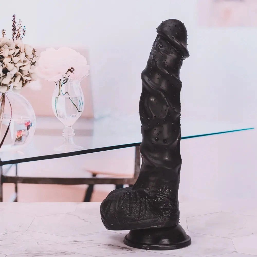 Big Realistic PVC Dildo 9.45in - PVC Suction Cup Dildo